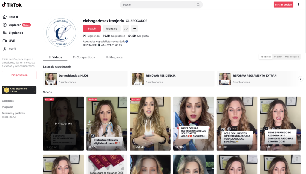 cristina lopez abogados tiktok